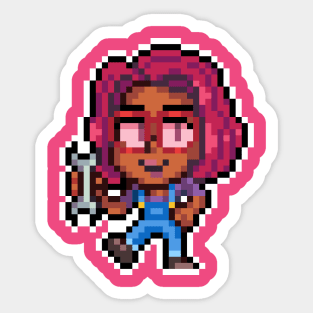 Maru Pixel Sticker